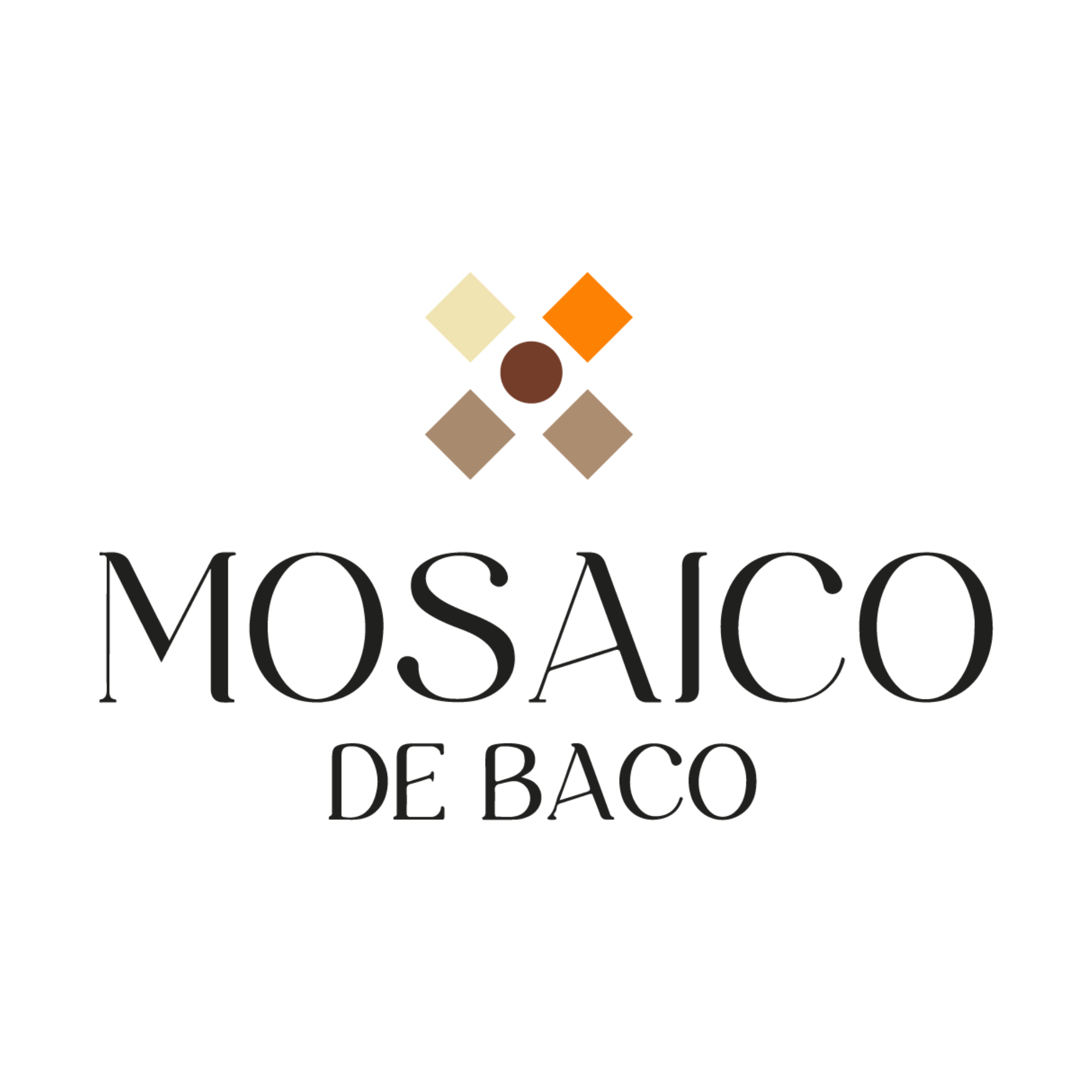 logo mosaico de baco