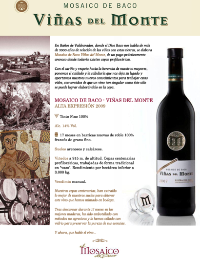 portada mosaico de baco